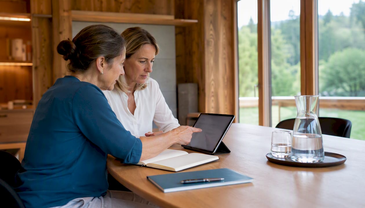 Ein Blick hinter die Kulissen: So kommt das Coaching-Tablet im Praxisalltag zum Einsatz